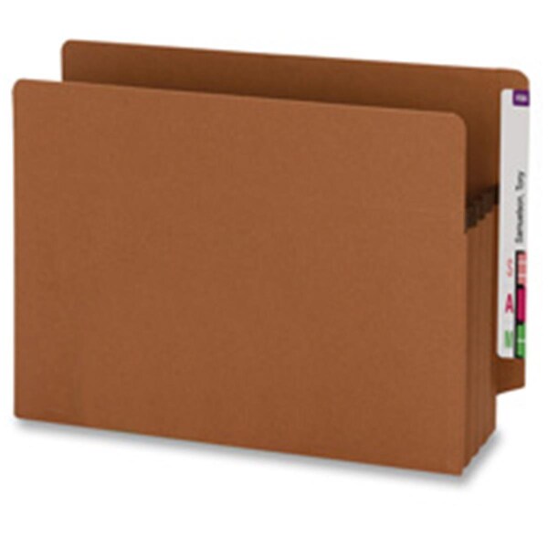 Pen2Paper Pocket- End Tab- Recycled- 3-.50in. Exp- Lgl- Redrope PE3207110 - main